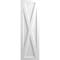 Ekena Millwork True Fit PVC Single X-Board Farmhouse Fixed Mount Shutters, White, 12W x 36H, PR TFP001FH12X036WH - alternate 15